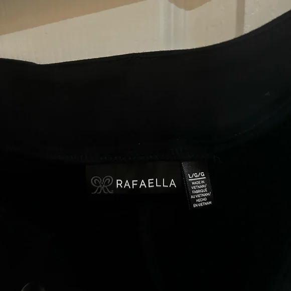 Rafaella Black Straight Leg Pants - Picture 6 of 9